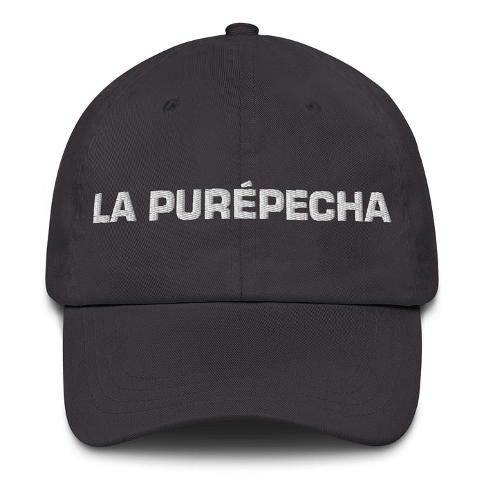 La Purépecha The Purépecha Mexican Spanish Pride Gift Regalo Dad Hat Mexicada Dark Grey