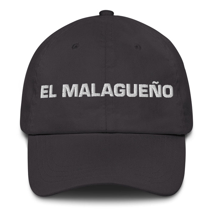 El Malagueño The Málaga Resident Mexican Spanish Pride Gift Regalo Dad Hat Mexicada Dark Grey