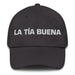 La Tía Buena The Hot One Mexican Spanish Pride Gift Regalo Dad Hat Mexicada Dark Grey