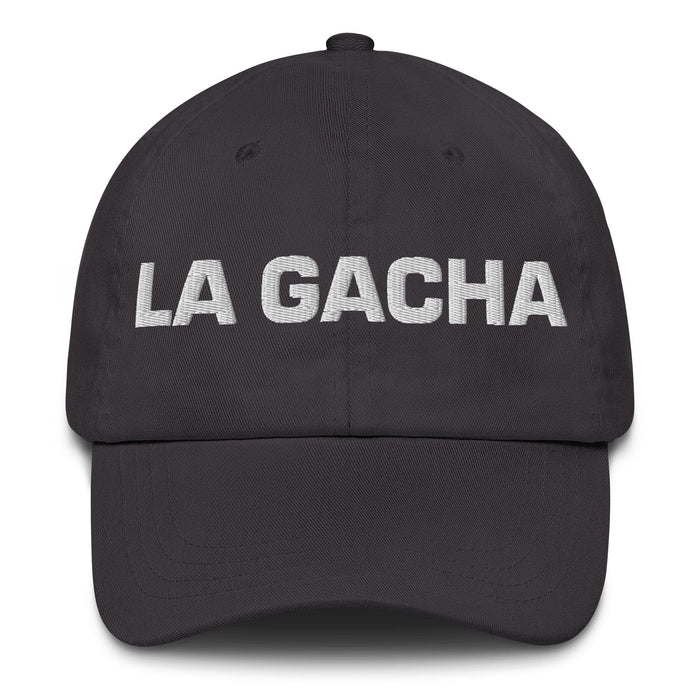 La Gacha The Awful One Mexican Spanish Pride Gift Regalo Dad Hat Mexicada Dark Grey