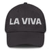 La Viva The Clever One Mexican Spanish Pride Gift Regalo Dad Hat Mexicada Dark Grey