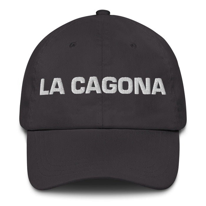 La Cagona The Messy One Mexican Spanish Pride Gift Regalo Dad Hat Mexicada Dark Grey