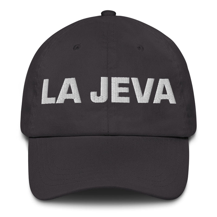 La Jeva The Girlfriend/Boyfriend Mexican Spanish Pride Gift Regalo Dad Hat Mexicada Dark Grey