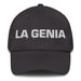 La Genia The Genius Mexican Spanish Pride Gift Regalo Dad Hat Mexicada Dark Grey