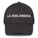 La Malandra The Gangster Mexican Spanish Pride Gift Regalo Dad Hat Mexicada Dark Grey