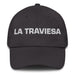 La Traviesa The Mischievous One Mexican Spanish Pride Gift Regalo Dad Hat Mexicada Dark Grey