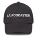 La Podcaster The Podcaster Mexican Spanish Pride Gift Regalo Dad Hat Mexicada Dark Grey