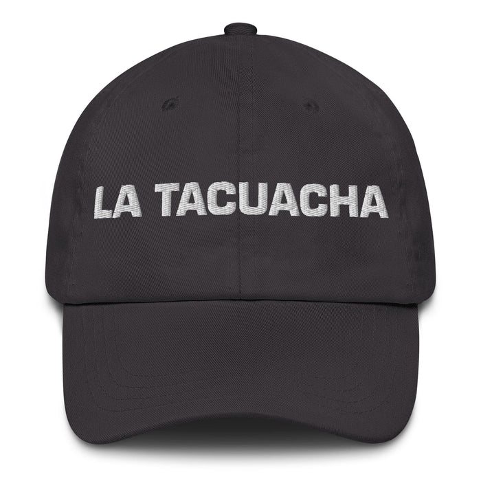 La Tacuacha The Opossum (Sneaky One) Mexican Spanish Pride Gift Regalo Dad Hat Mexicada Dark Grey