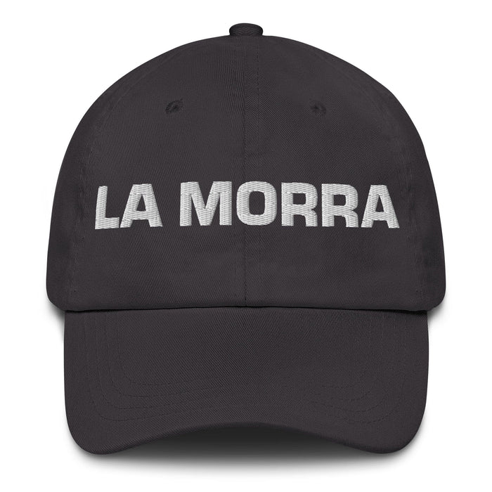 La Morra The Girl/The Boy Mexican Spanish Pride Gift Regalo Dad Hat Mexicada Dark Grey