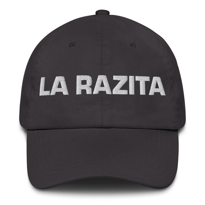 La Razita The Little Homie Mexican Spanish Pride Gift Regalo Dad Hat Mexicada Dark Grey