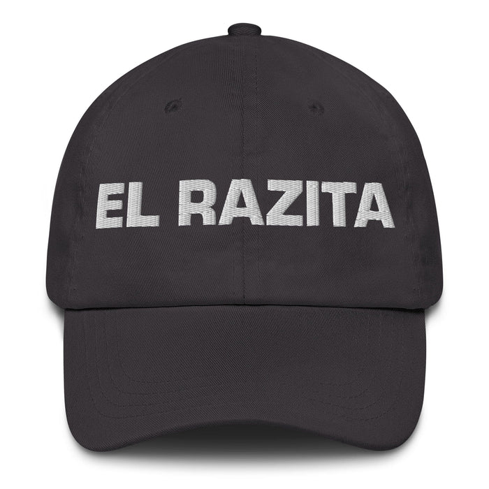 El Razita The Little Homie Mexican Spanish Pride Gift Regalo Dad Hat Mexicada Dark Grey