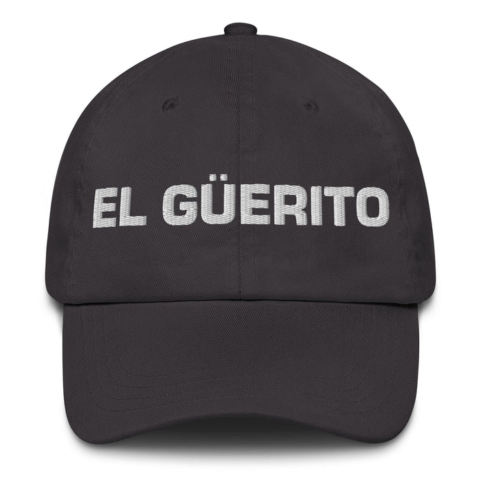 El Güerito The Little Blondie Mexican Spanish Pride Gift Regalo Dad Hat Mexicada Dark Grey