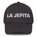 La Jefita The Little Boss Mexican Spanish Pride Gift Regalo Dad Hat Mexicada Dark Grey