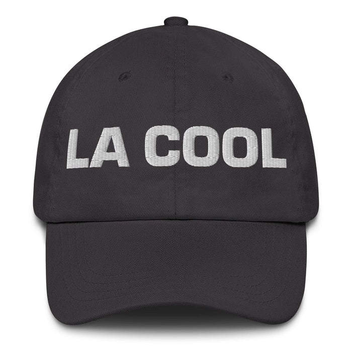 La Cool The Cool One Mexican Spanish Pride Gift Regalo Dad Hat Mexicada Dark Grey