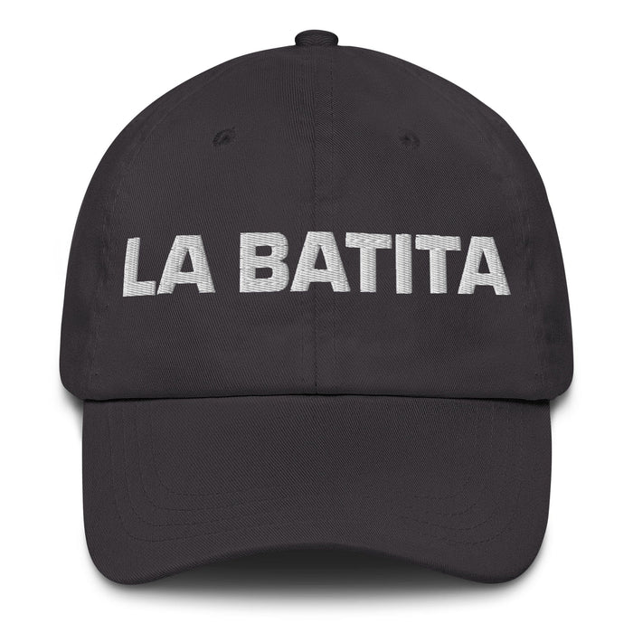 La Batita The Little Guy Mexican Spanish Pride Gift Regalo Dad Hat Mexicada Dark Grey