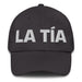 La Tía The Aunt / The Uncle Mexican Spanish Pride Gift Regalo Dad Hat Mexicada Dark Grey