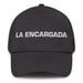 La Encargada The Person In Charge Mexican Spanish Pride Gift Regalo Dad Hat Mexicada Dark Grey