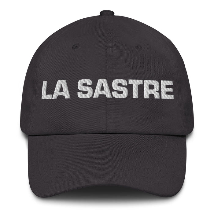 La Sastre The Tailor Mexican Spanish Pride Gift Regalo Dad Hat Mexicada Dark Grey