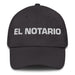 El Notario The Notary Mexican Spanish Pride Gift Regalo Dad Hat Mexicada Dark Grey