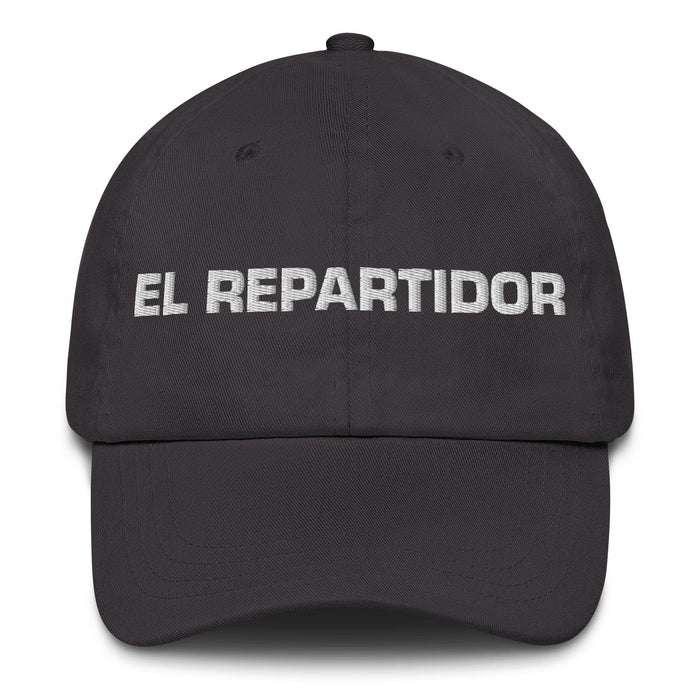 El Repartidor The Delivery Person Mexican Spanish Pride Gift Regalo Dad Hat Mexicada Dark Grey