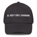 El Rey Del Chisme The Gossip Queen / The Gossip King Mexican Spanish Pride Gift Regalo Dad Hat Mexicada Dark Grey