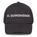 El Superhéroe The Superhero Mexican Spanish Pride Gift Regalo Dad Hat Mexicada Dark Grey