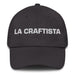 La Craftista The Crafter Mexican Spanish Pride Gift Regalo Dad Hat Mexicada Dark Grey