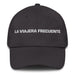 La Viajera Frecuente The Frequent Traveler Mexican Spanish Pride Gift Regalo Dad Hat Mexicada Dark Grey