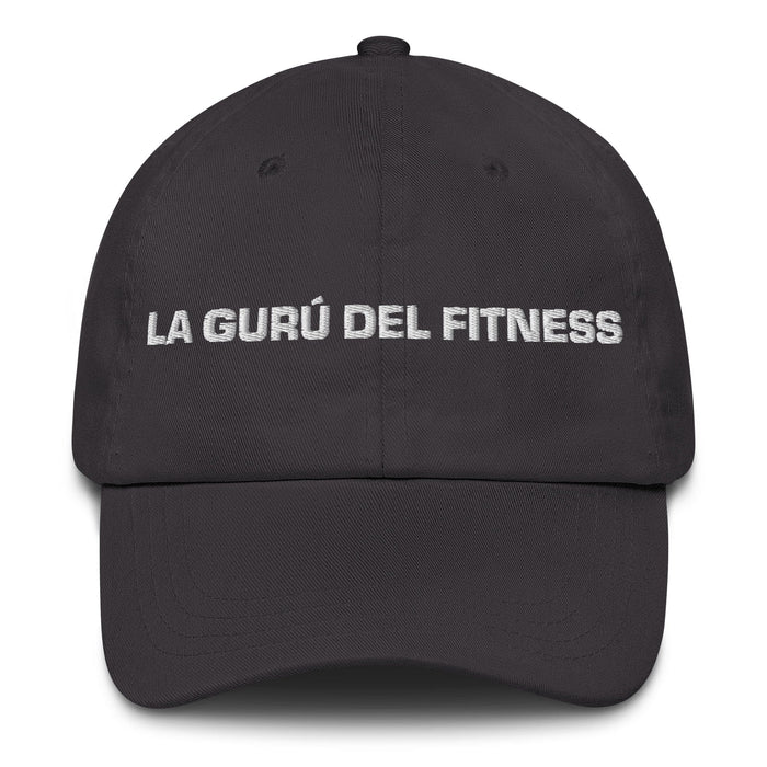 La Gurú Del Fitness The Fitness Guru Mexican Spanish Pride Gift Regalo Dad Hat Mexicada Dark Grey