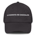 La Experta En Chocolate The Chocolate Expert Mexican Spanish Pride Gift Regalo Dad Hat Mexicada Dark Grey