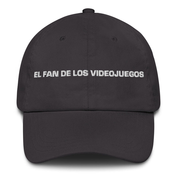 El Fan De Los Videojuegos The Video Game Fan Mexican Spanish Pride Gift Regalo Dad Hat Mexicada Dark Grey