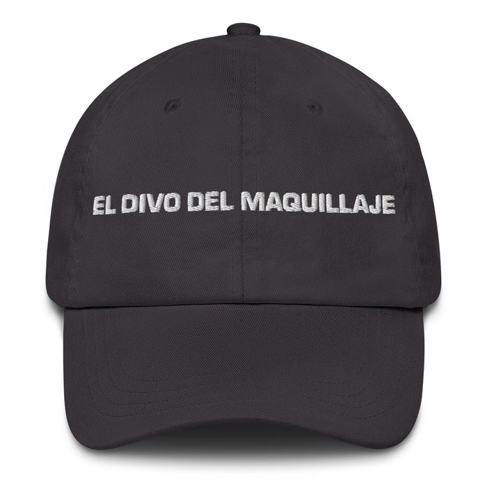 El Divo Del Maquillaje The Makeup Diva Mexican Spanish Pride Gift Regalo Dad Hat Mexicada Dark Grey