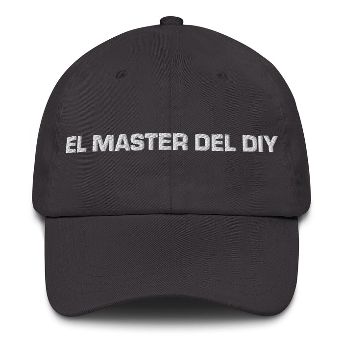 El Master Del Diy The Diy Master Mexican Spanish Pride Gift Regalo Dad Hat Mexicada Dark Grey