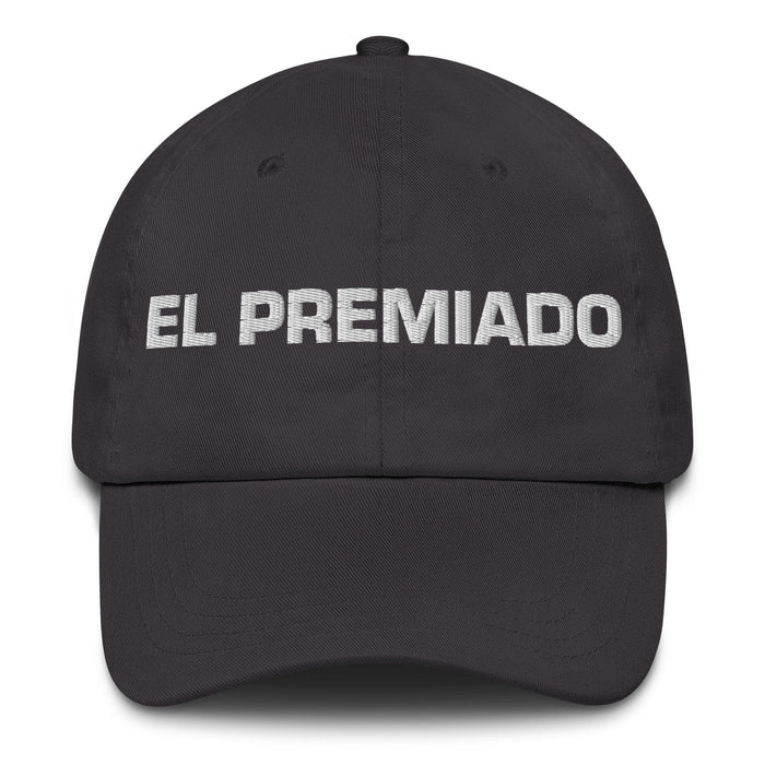 El Premiado The Award-Winner Mexican Spanish Pride Gift Regalo Dad Hat Mexicada Dark Grey