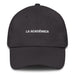 La Académica The Academic Mexican Spanish Pride Gift Regalo Dad Hat Mexicada Dark Grey