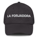 La Forjadora The Blacksmith Mexican Spanish Pride Gift Regalo Dad Hat Mexicada Dark Grey