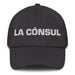 La Cónsul The Consul Mexican Spanish Pride Gift Regalo Dad Hat Mexicada Dark Grey