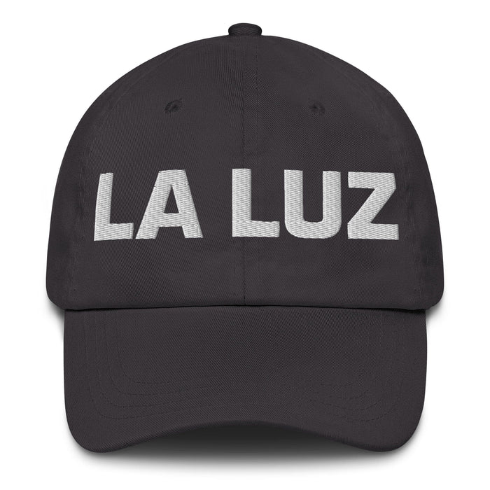 La Luz The Light Mexican Spanish Pride Gift Regalo Dad Hat Mexicada Dark Grey