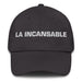 La Incansable The Tireless One Mexican Spanish Pride Gift Regalo Dad Hat Mexicada Dark Grey