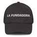 La Fundadora The Founder Mexican Spanish Pride Gift Regalo Dad Hat Mexicada Dark Grey