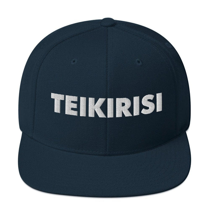 Embroidered Teikirisi - Take It Easy Funny Spanish Saying Classic Snapback Hat Mexicada Dark Navy