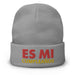 Embroidered Es Mi Cumpleanos It's My Birthday Funny Party Supplies Beanie Mexicada Gray