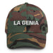 La Genia The Genius Mexican Spanish Pride Gift Regalo Dad Hat Mexicada Green Camo