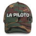 La Piloto The Pilot Mexican Spanish Pride Gift Regalo Dad Hat Mexicada Green Camo