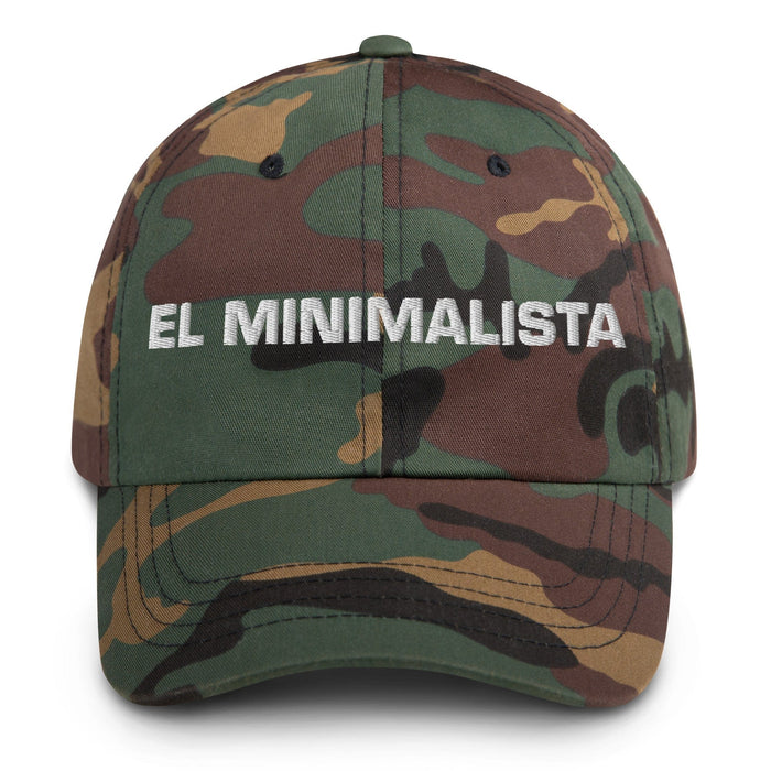 El Minimalista The Minimalist Mexican Spanish Pride Gift Regalo Dad Hat Mexicada Green Camo