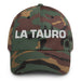 La Tauro The Taurus Mexican Spanish Pride Gift Regalo Dad Hat Mexicada Green Camo