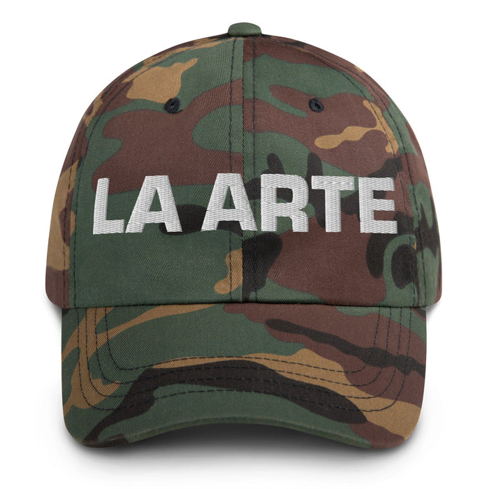 La Arte The Artisan Mexican Spanish Pride Gift Regalo Dad Hat Mexicada Green Camo