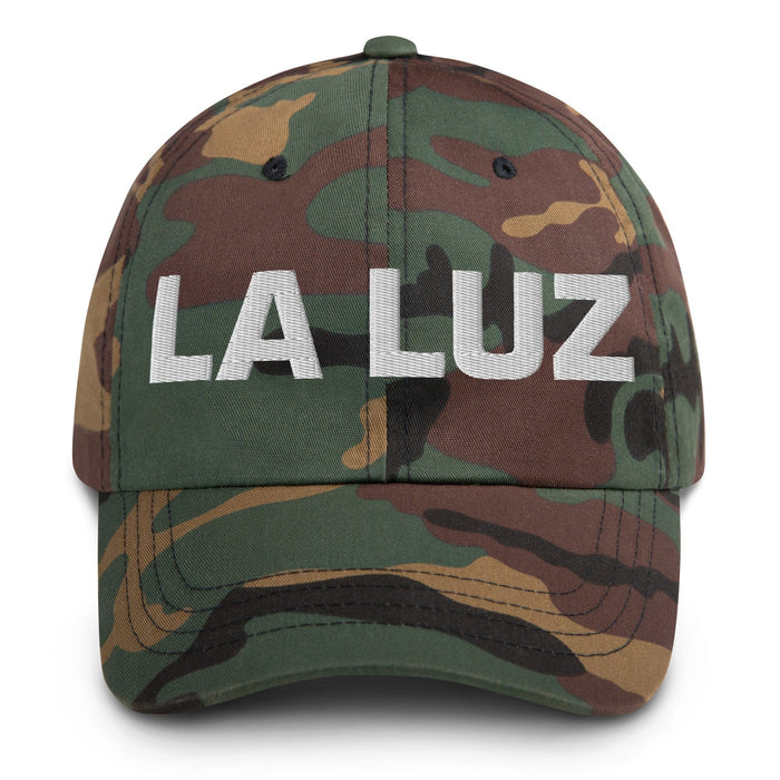 La Luz The Light Mexican Spanish Pride Gift Regalo Dad Hat Mexicada Green Camo