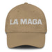 La Maga The Magician Mexican Spanish Pride Gift Regalo Dad Hat Mexicada Khaki