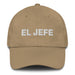 El Jefe The Boss Mexican Spanish Pride Gift Regalo Dad Hat Mexicada Khaki